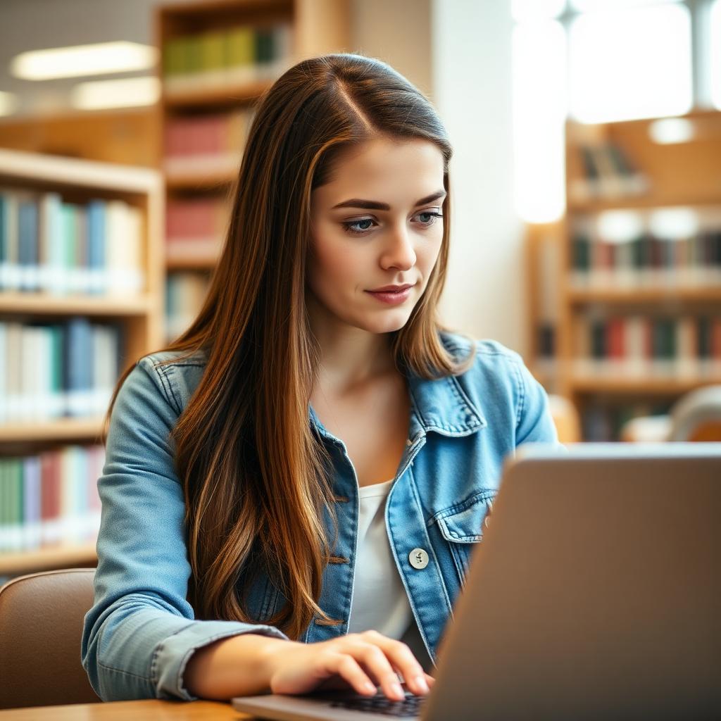 Student on campus